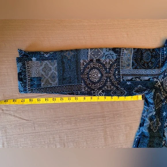 Appleseed's Blue and Black Tapestry Jacket - Picture 6 of 10